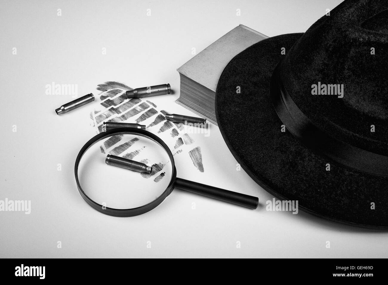 Nature morte avec un concept genre mystère Banque D'Images