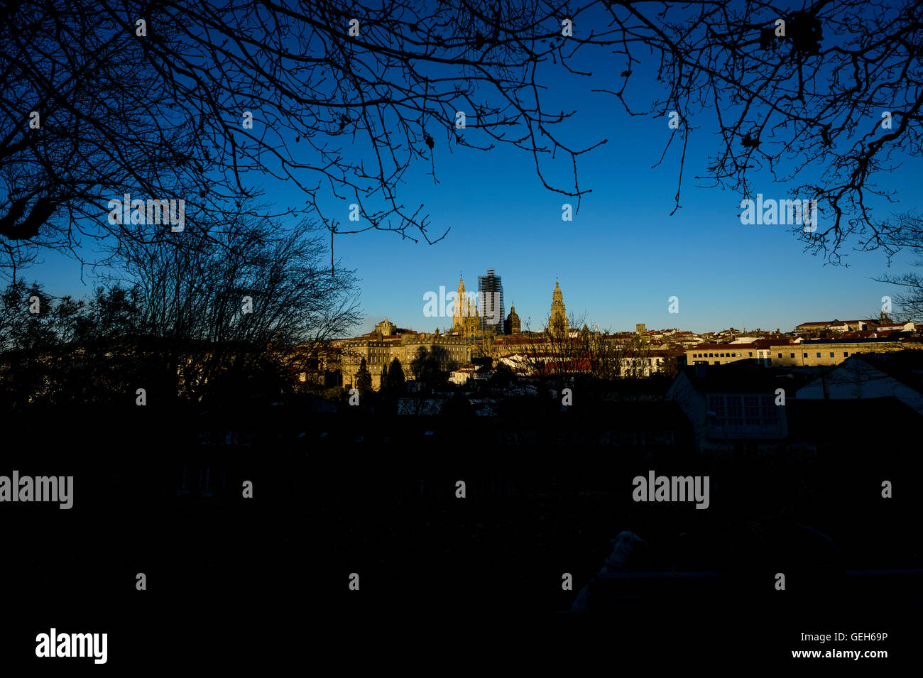 Santiago de Compostela Banque D'Images
