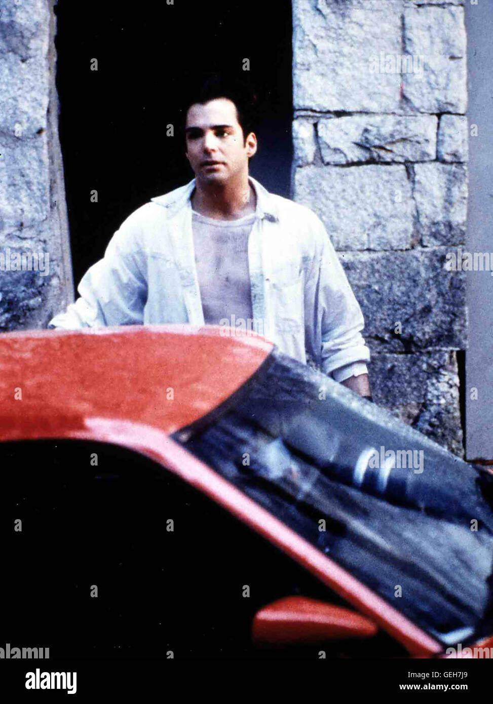 Richard Grieco Phil heuert todesmutige Fahrer un, die gegen Nicky (Richard Grieco) sollen antreten, damit die Wetteinnahmen la steigen. *** *** Légende locale 1993, né à terme, né à exécuter Banque D'Images