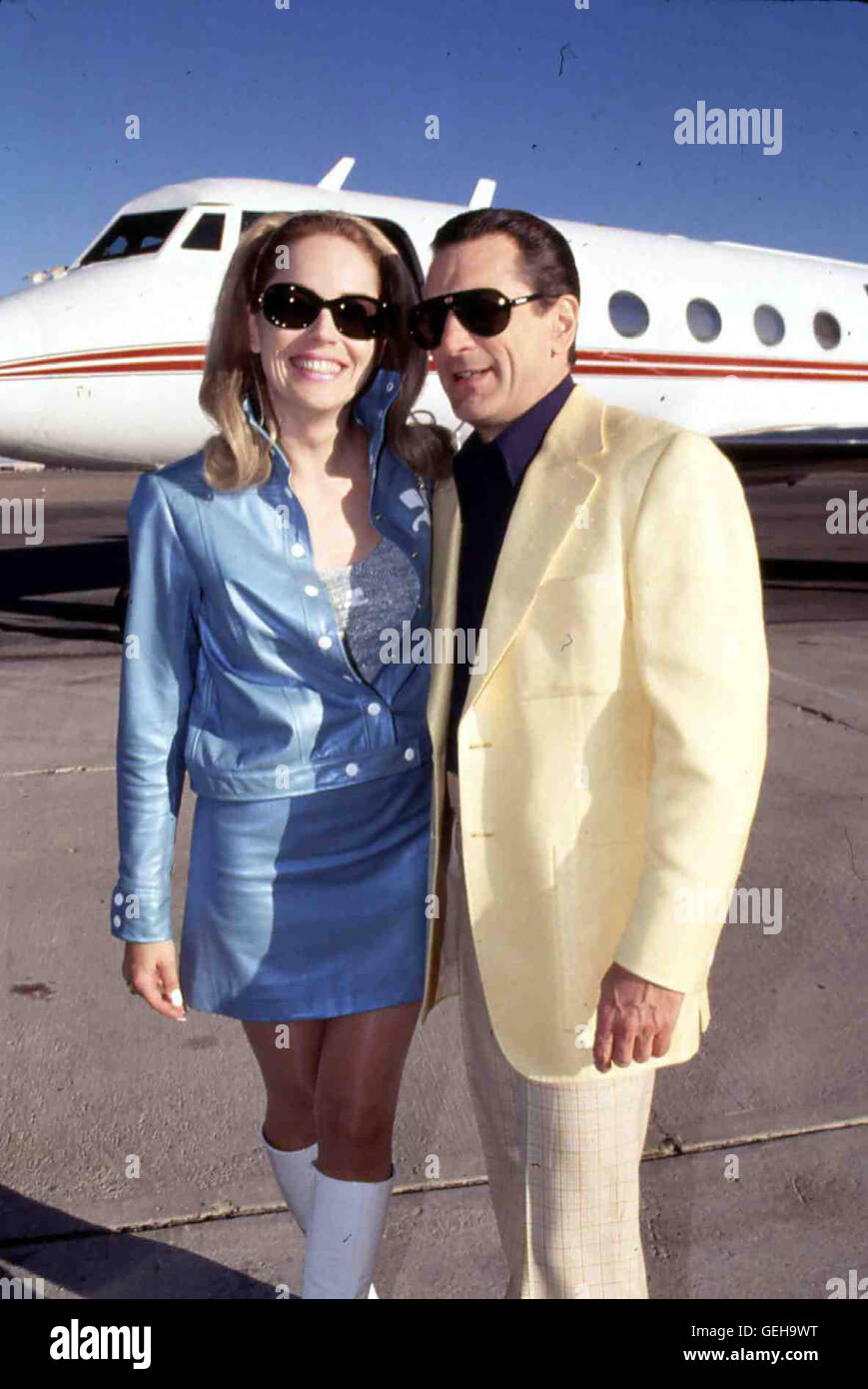 Sharon Stone, Robert de Niro Ginger (Sharon Stone), "Ace" (Robert DeNiro) *** légende locale *** 1995, Casino, Casino Banque D'Images