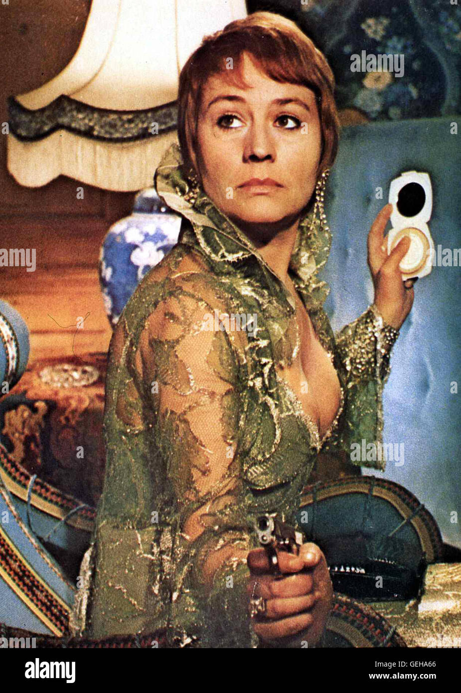 Annie Girardot *** *** 1972 légende locale, elle cause plus.. Elle flingue, Die Super-Lady Banque D'Images