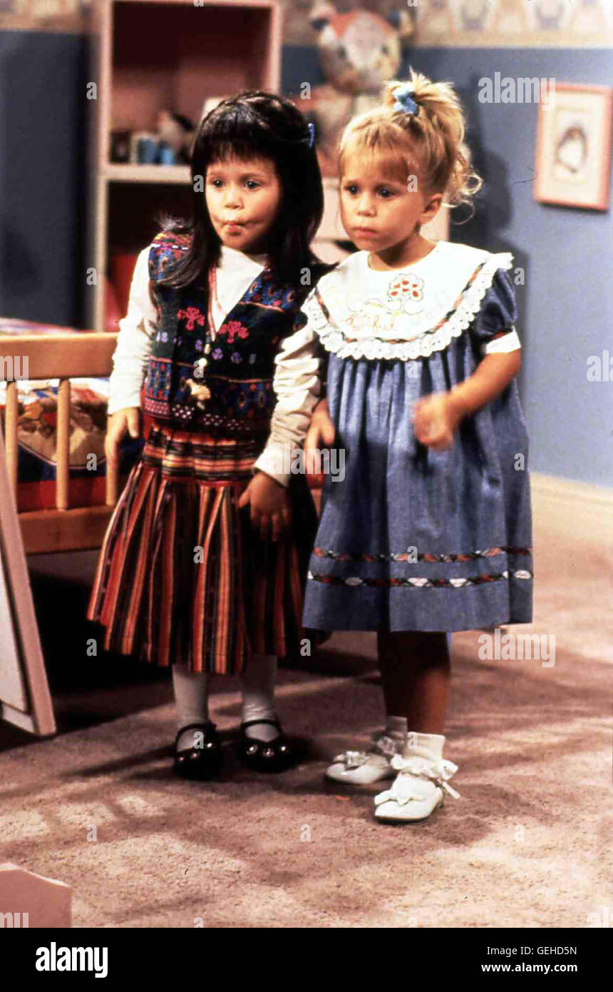 Mary Kate et Ashley Olsen *** *** légende locale 1990, Full : Semaine Grecque, Full : Semaine grecque Banque D'Images