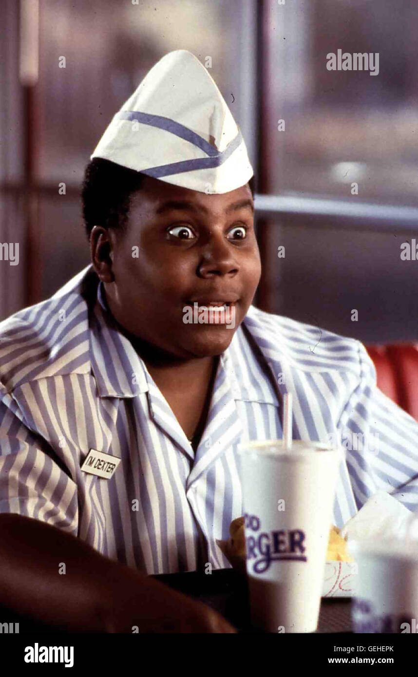 Kenan Kenan Thompson Thompson (Dexter) muss, um seine Schulden zu bezahlen, dans un fast food restaurant arbeiten. *** *** 1997 légende locale, bon Burger, Burger bien Verrueckte Burger-Bude Total - Die Banque D'Images