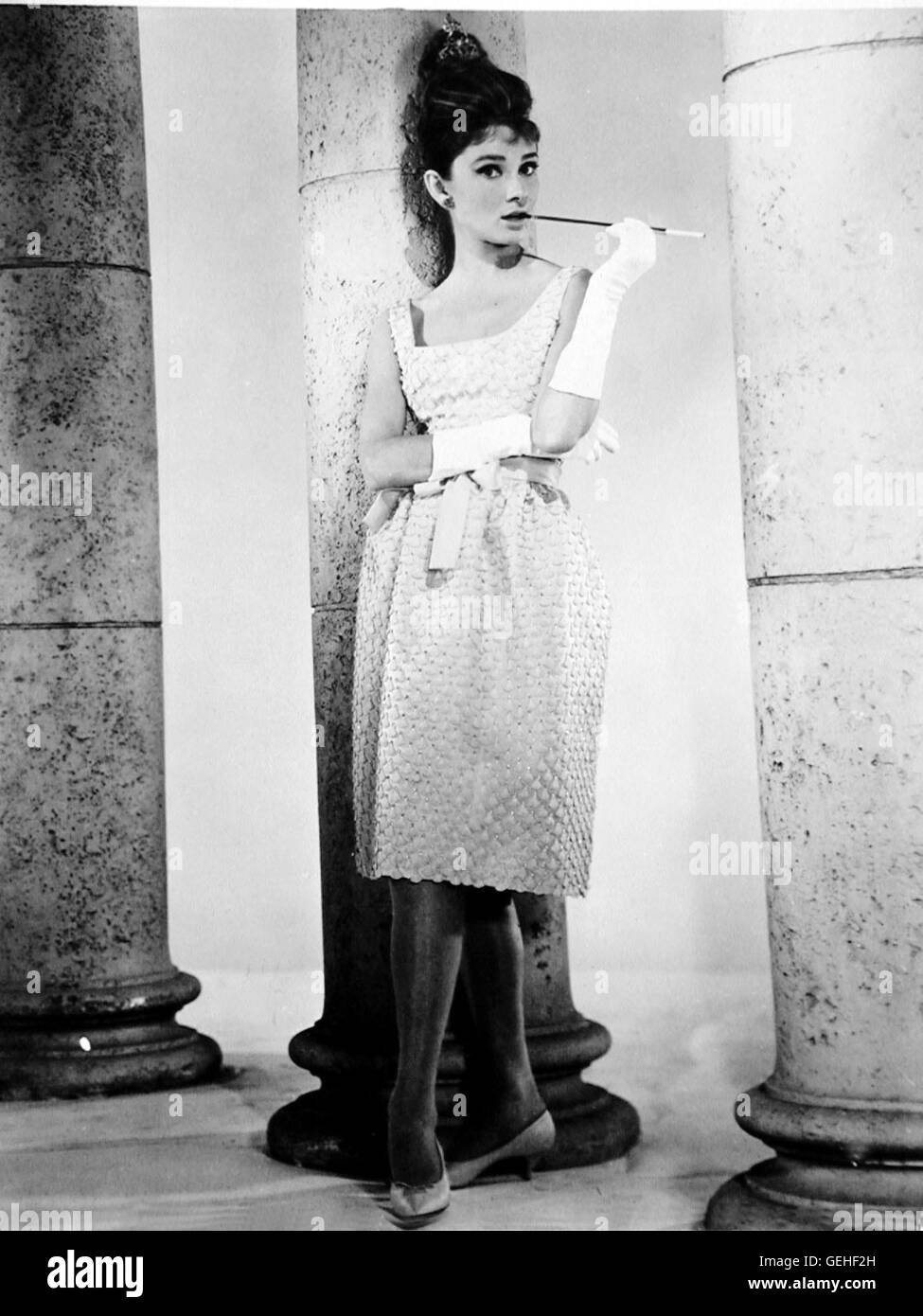 En 1961, Audrey Hepburn FRUEHSTUECK BEI TIFFANY *** *** 0 légende locale, Hepburn, Audrey, Audrey Hepburn Banque D'Images