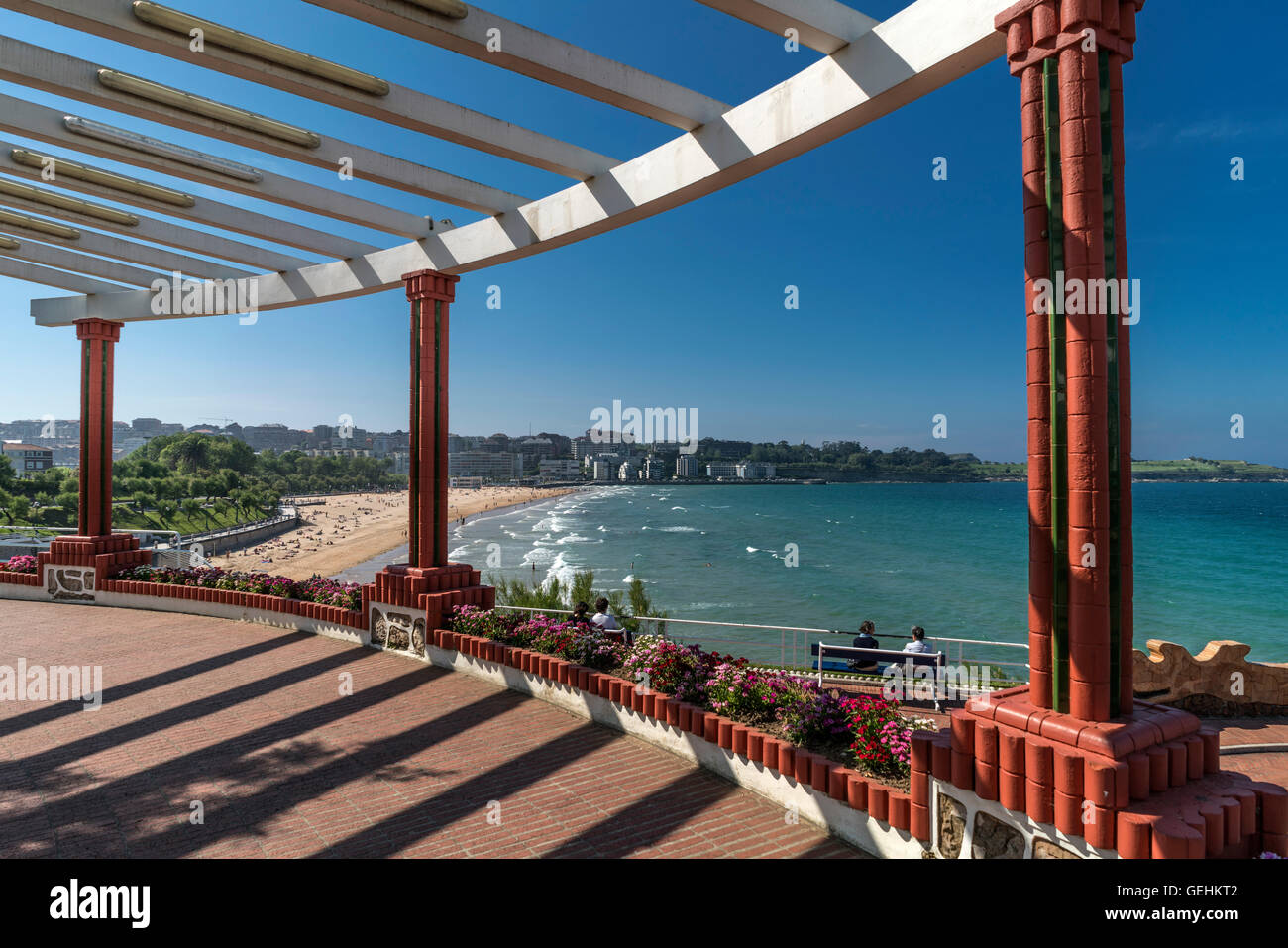 Jardines de Piquio Cantabria Santander España Santander Cantabrie Espagne Jardins Piquío Banque D'Images