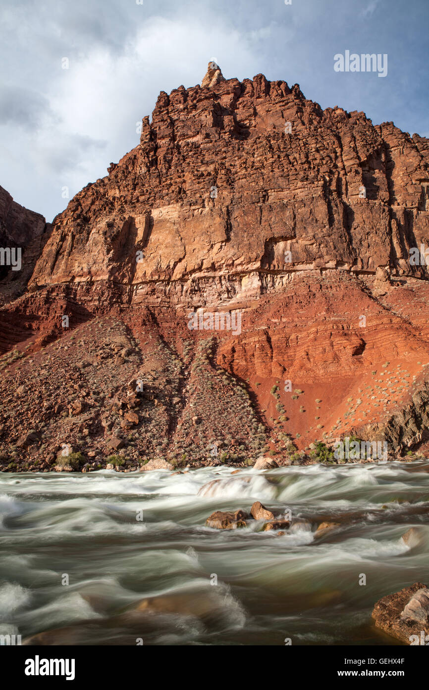 Fleuve Colorado dans le Grand Canyon, Arizona, USA Banque D'Images