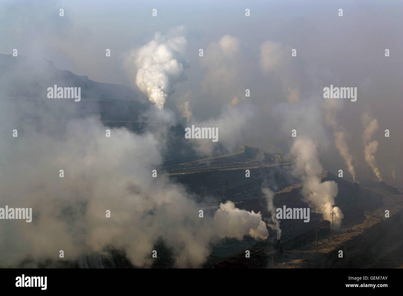 À ciel ouvert Banque D'Images