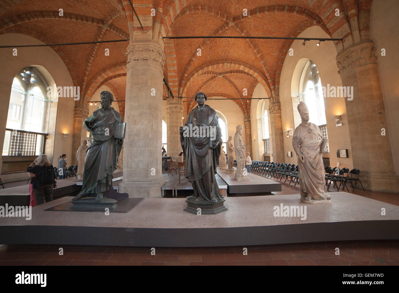 Italie,Toscane,Florence, l'Orsanmichele museum. Banque D'Images