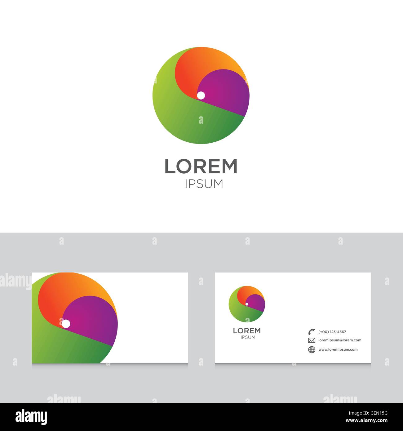 Icône Logo Carte de visite design vector illustration Illustration de Vecteur