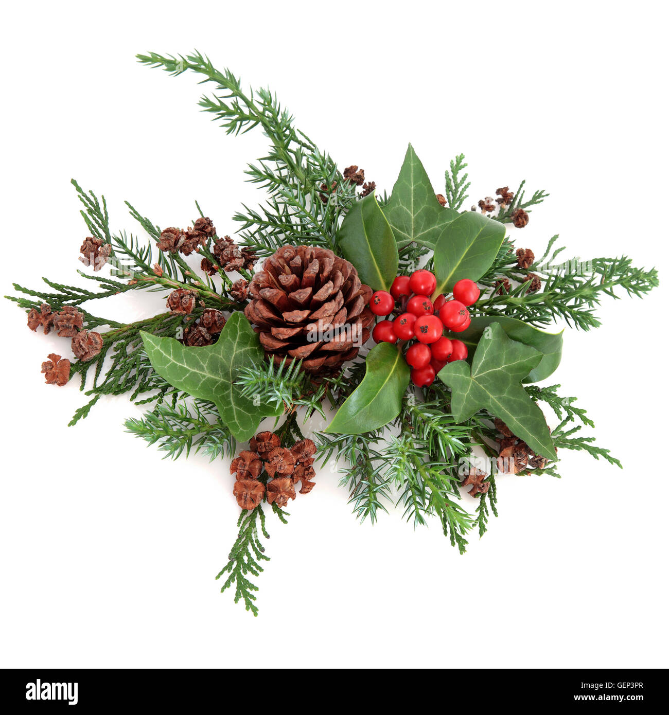 Pics Décoratifs Noël - Lot De 10 Avec Pommes De Pin Rouges - Déco Floral Et Artisanat