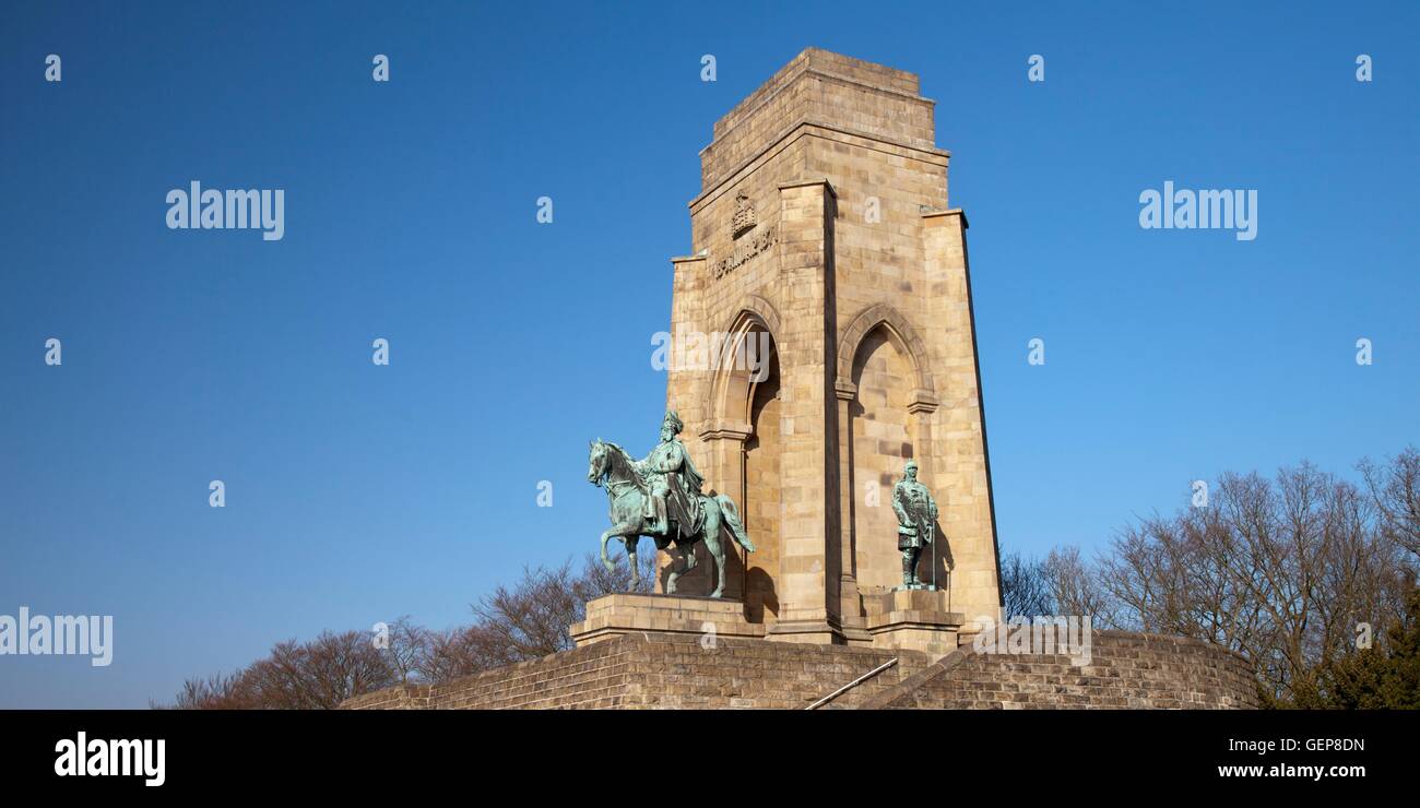 Kaiser William Monument, Hohensyburg, Dortmund Banque D'Images