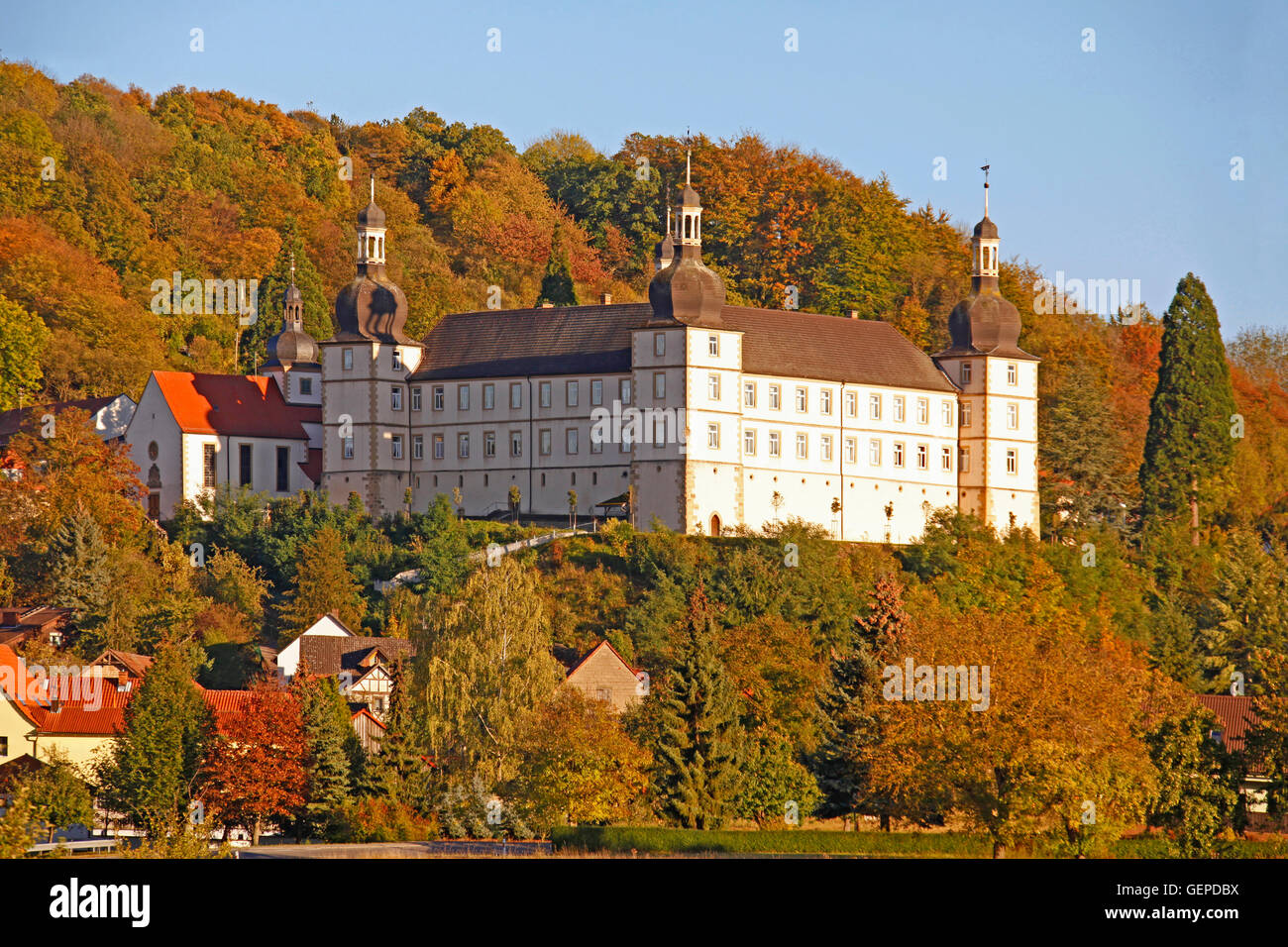 Géographie / voyage, Allemagne, Bavière, en Basse-franconie, Sternberg, château, Sulzdorf Roehn-grabfeld, Banque D'Images