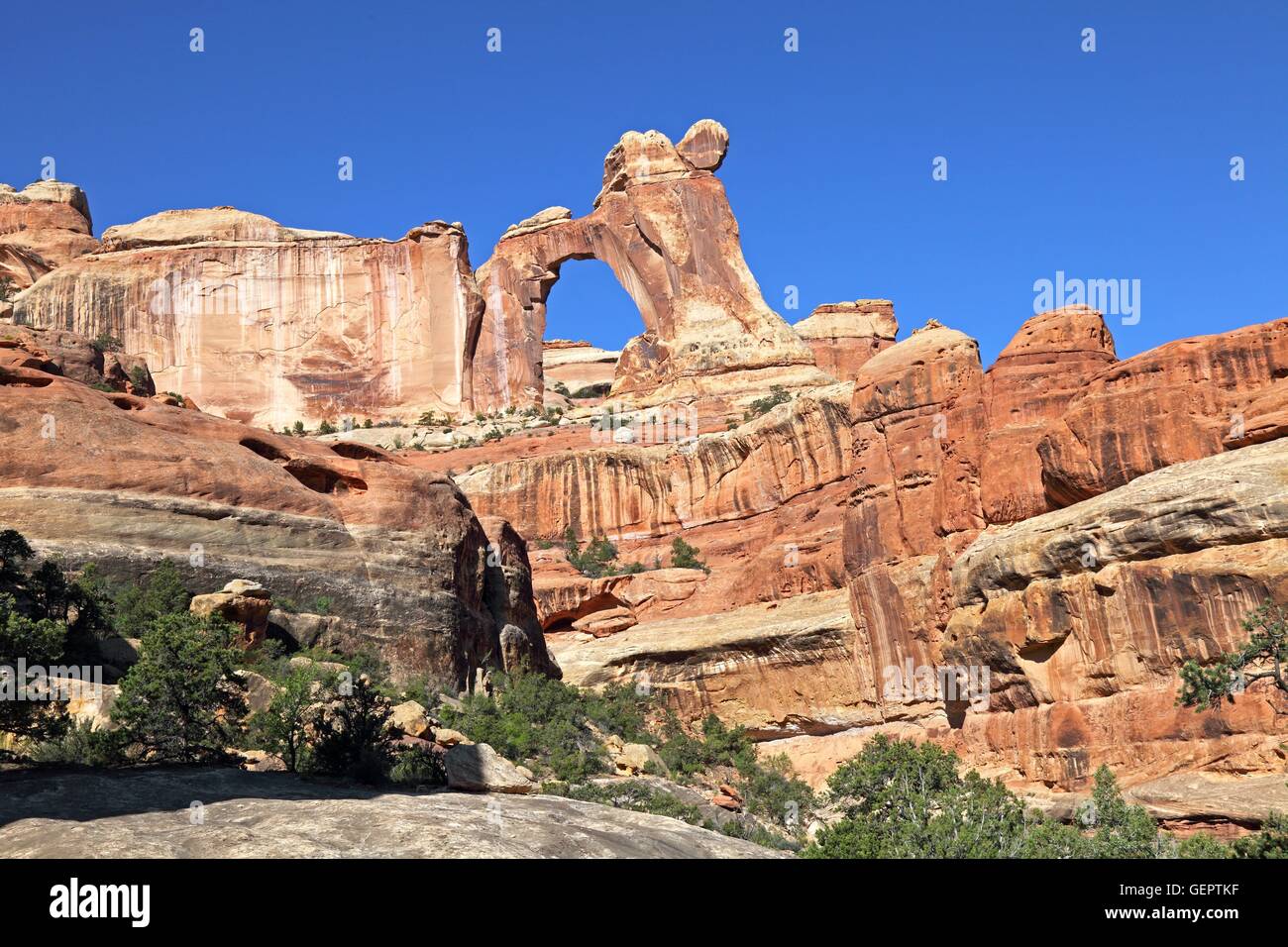 Géographie / voyages, USA, Utah, Angel Arch, Salt Creek, aiguilles, District Canyonlands National Park, Banque D'Images