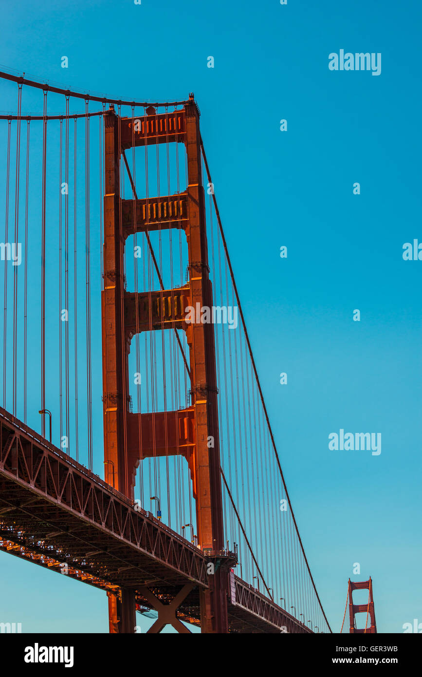 Golden Gate Bridge vu de Fort Point Banque D'Images