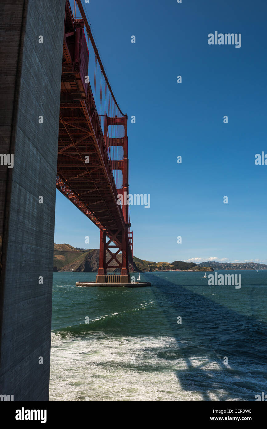 Golden Gate Bridge vu de Fort Point Banque D'Images