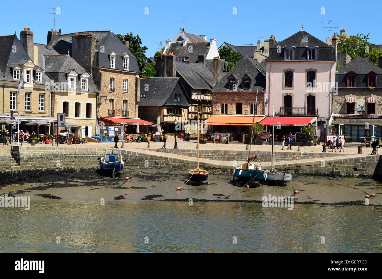 Géographie / voyages, France, Bretagne, Auray, port, Banque D'Images