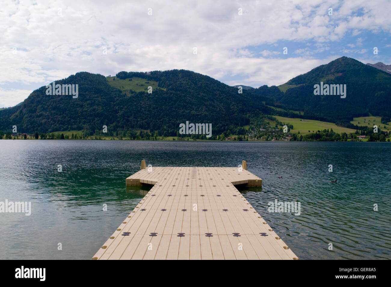 Géographie / voyage, Autriche, Walchsee, Kufstein, Tyrol, tyrolienne, basses terres Unteren Schranne, Walchsee, Zahmer Kaiser, de Kaisergebirge, Sonnkaiser Ebbser, Kaiser, Walchseer Kaiser, Hinterkaiser, Miesberg, Heberg, Banque D'Images