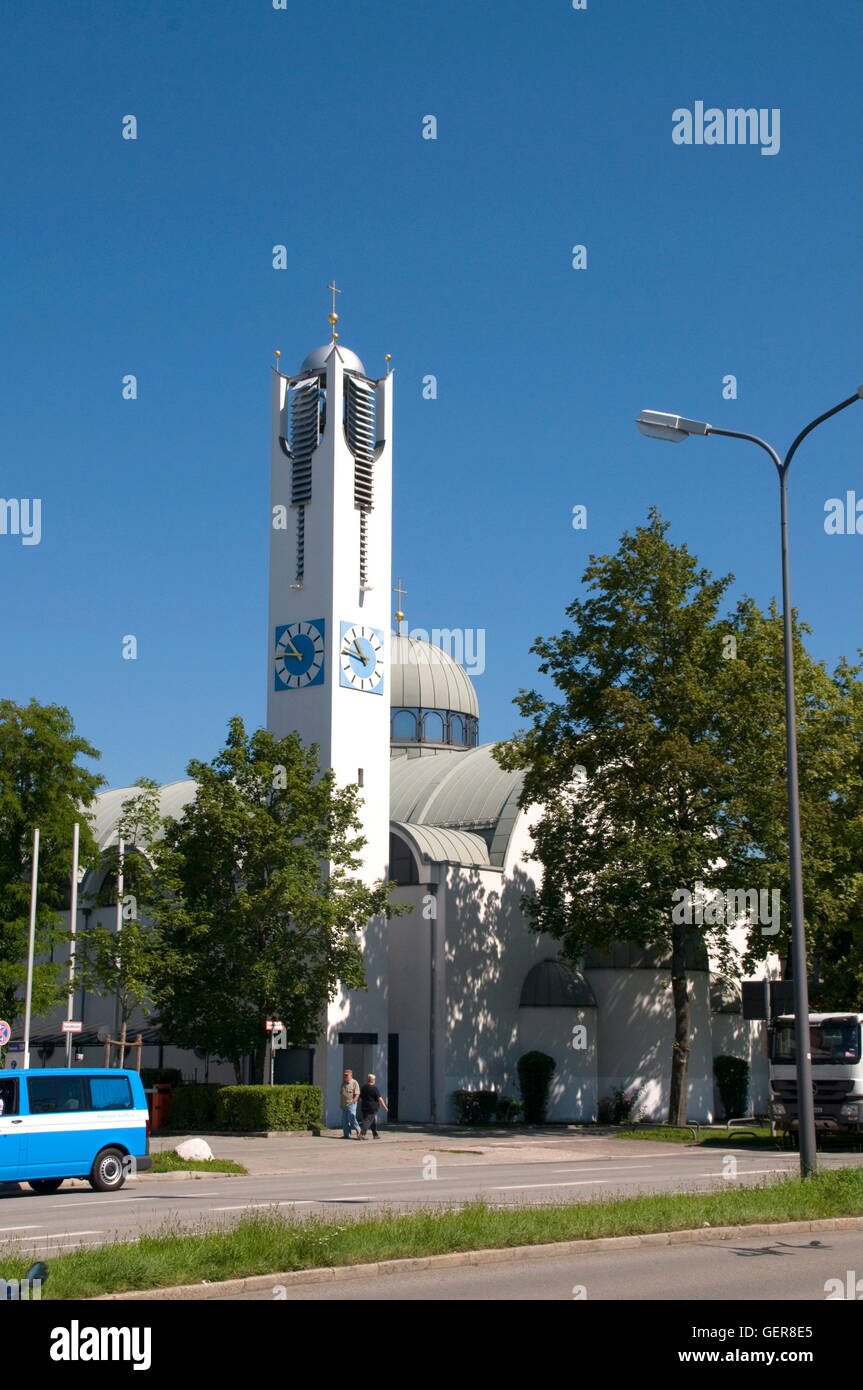 Géographie / voyage, Allemagne, Bavaria, Munich, Orthodoc grec All Saints Church, Schwabing, Banque D'Images