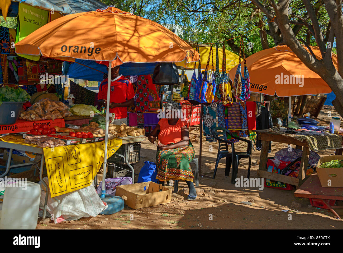 Botswana market Banque de photographies et d'images à haute résolution -  Alamy