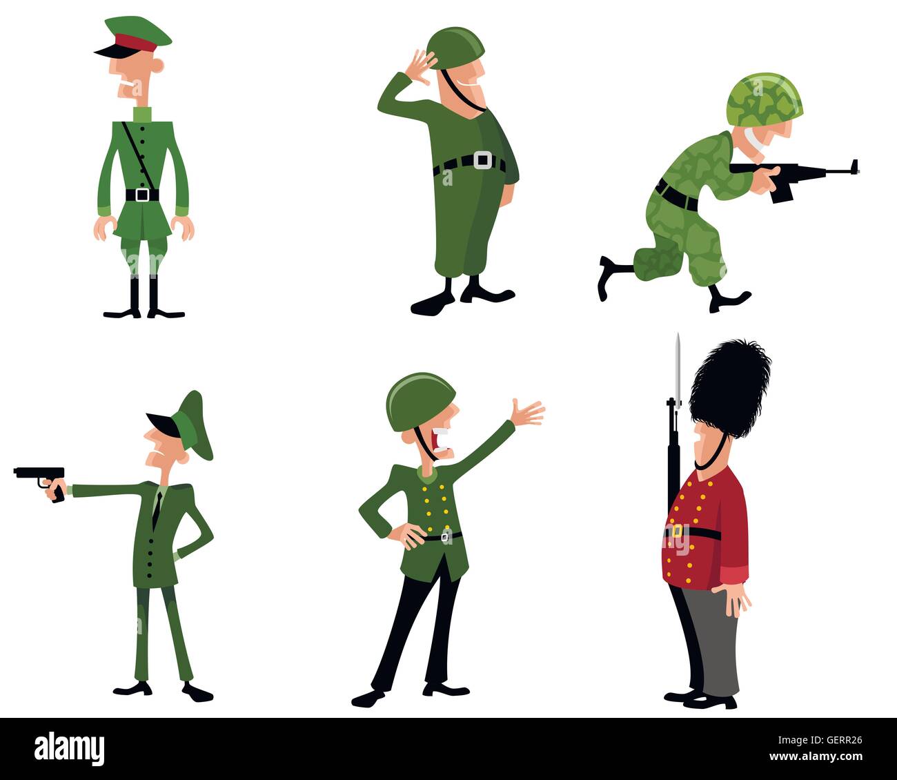 Soldats Debout Banque D images Vectorielles Alamy soldats-debout-banque-d-images-vectorielles-alamy