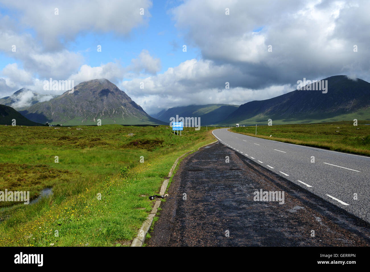 Route de Glencoe Banque D'Images