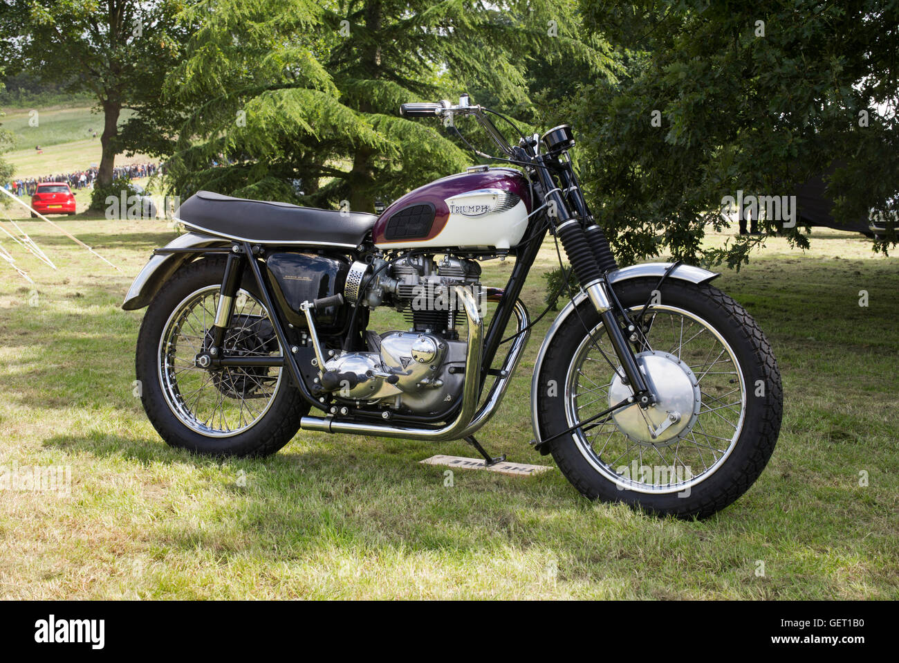 1963 Triumph BONNEVILLE TT moto spécial. Moto classique britannique Banque D'Images