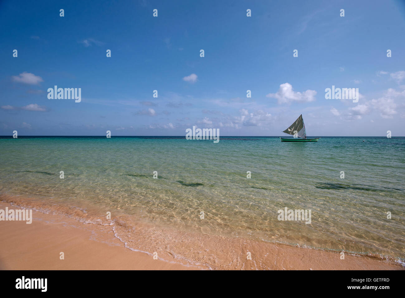 Resort Yemaya sur Little Corn Island, au Nicaragua Banque D'Images