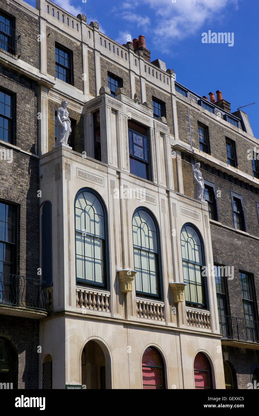 Sir John Soane's Museum, à Lincoln's Inn Fields. Banque D'Images