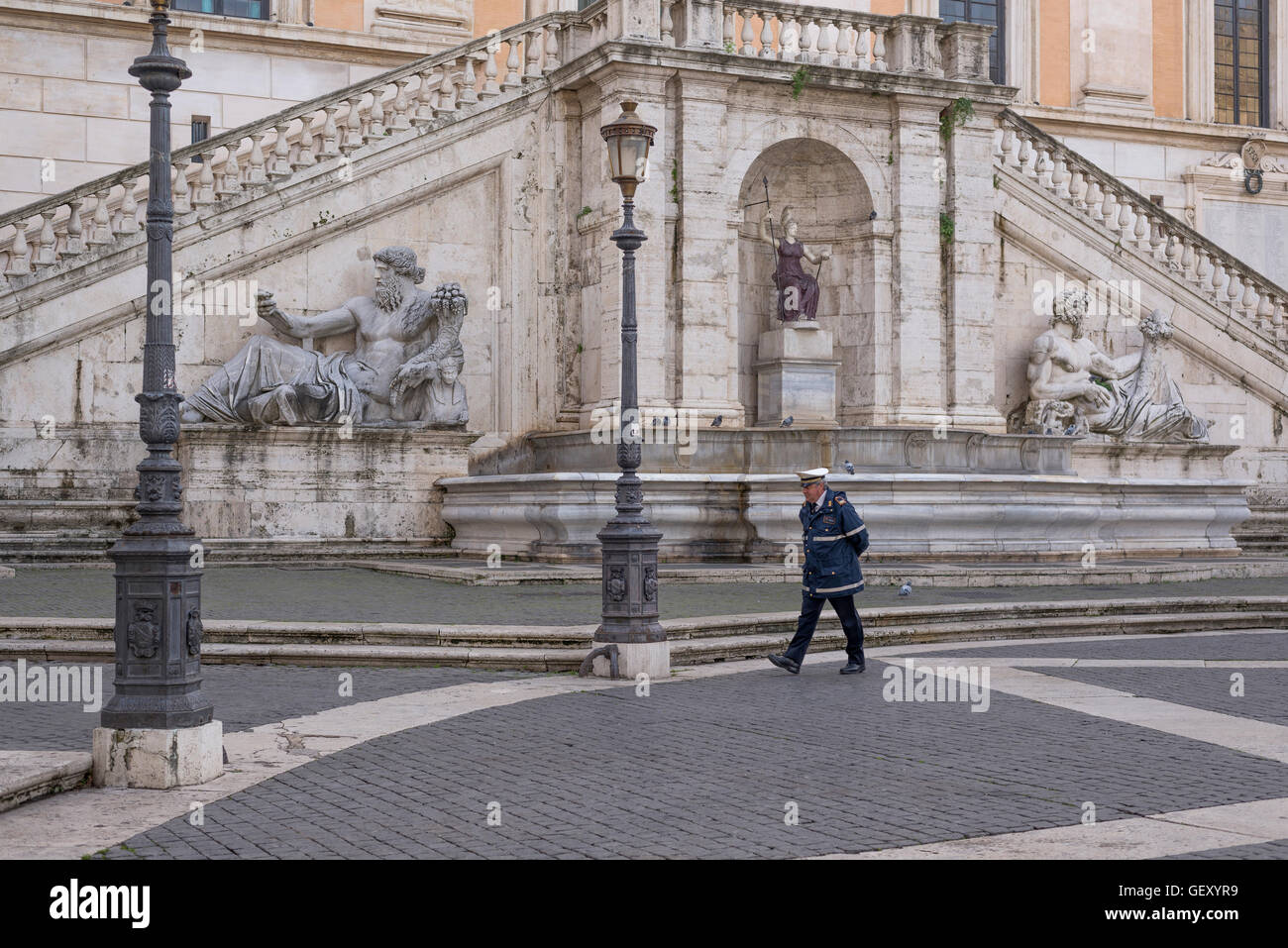 Tôt le matin dans la colline du Capitole. Banque D'Images