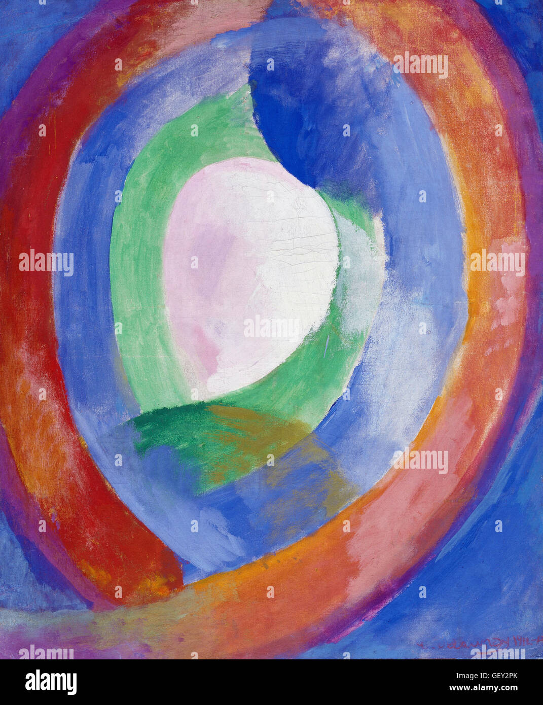 Delaunay, Robert - Formes circulaires ; lune no. 1 Banque D'Images