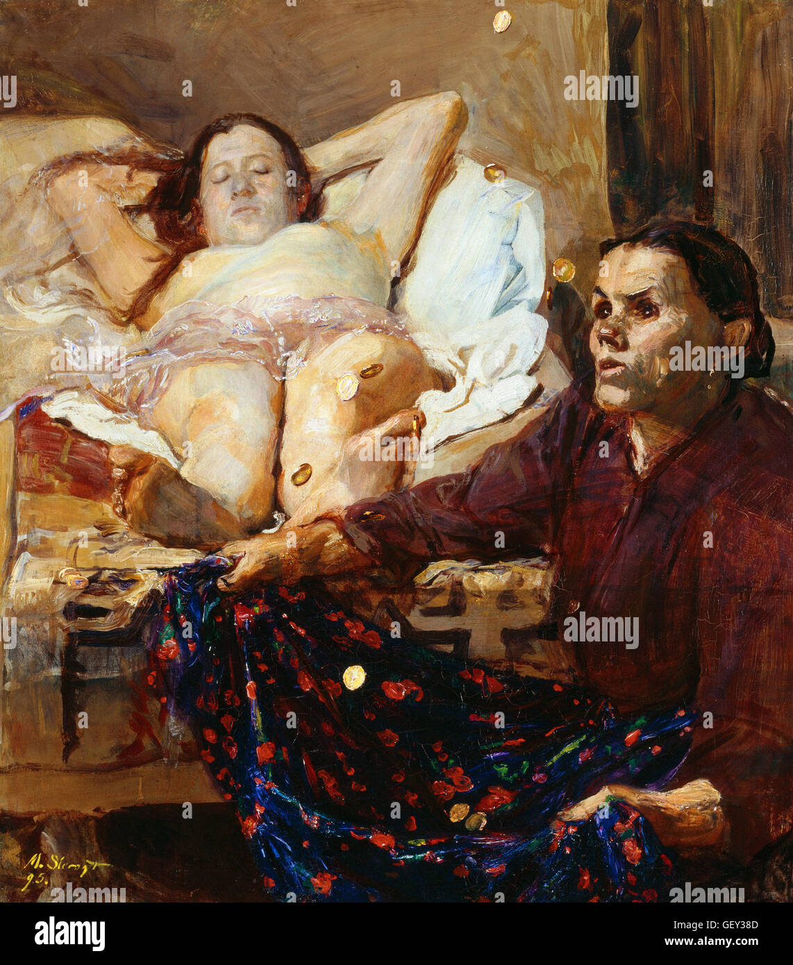 Slevogt, Max - Danae Banque D'Images