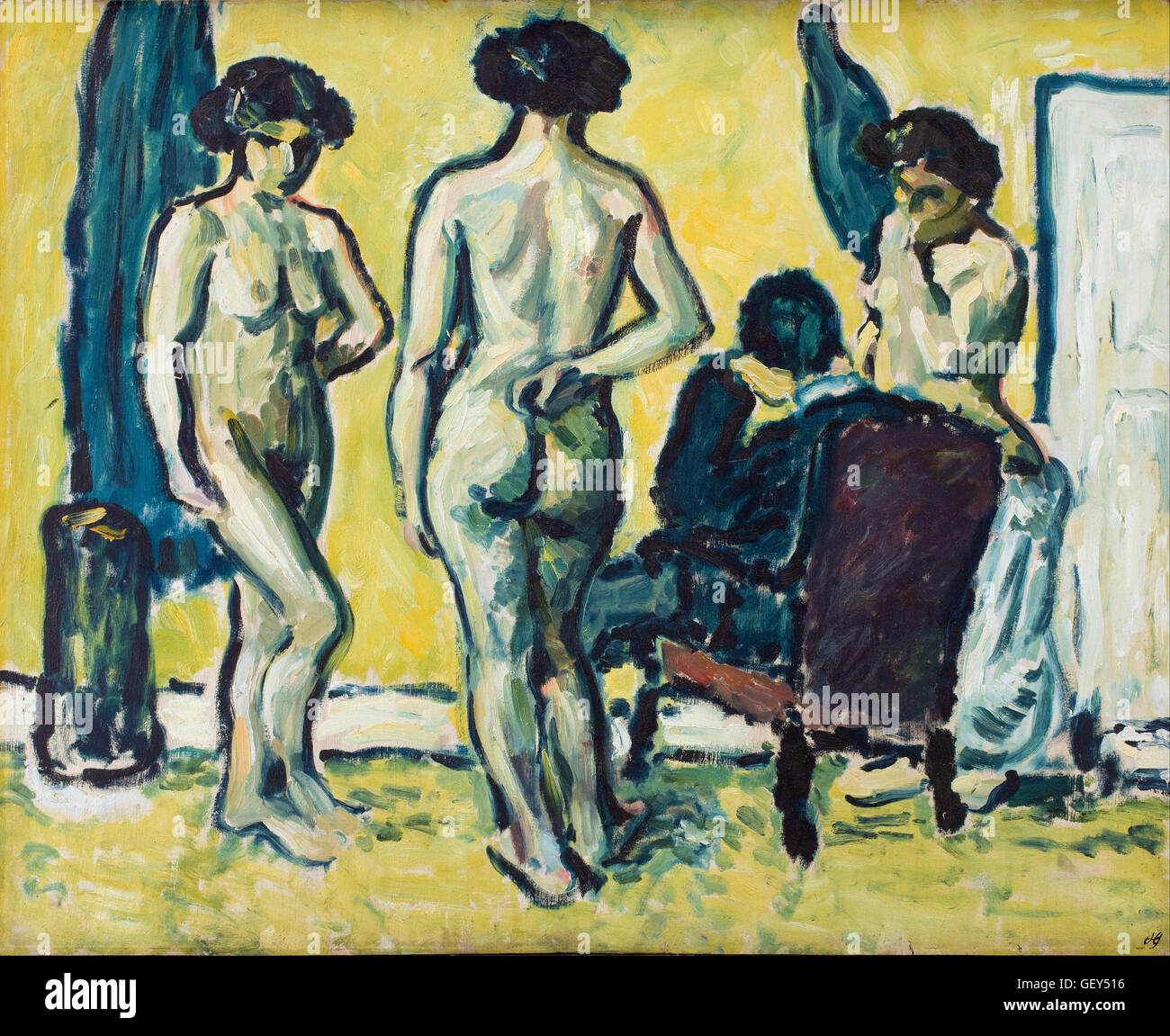 Harald Giersing - le jugement de Paris Banque D'Images