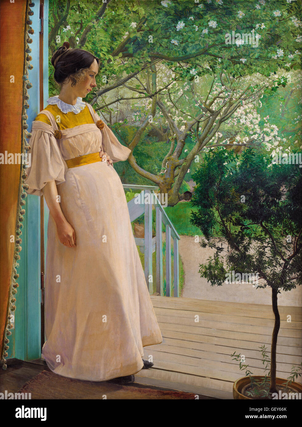 L.A. Bague - à la française. La femme de l'artiste Banque D'Images