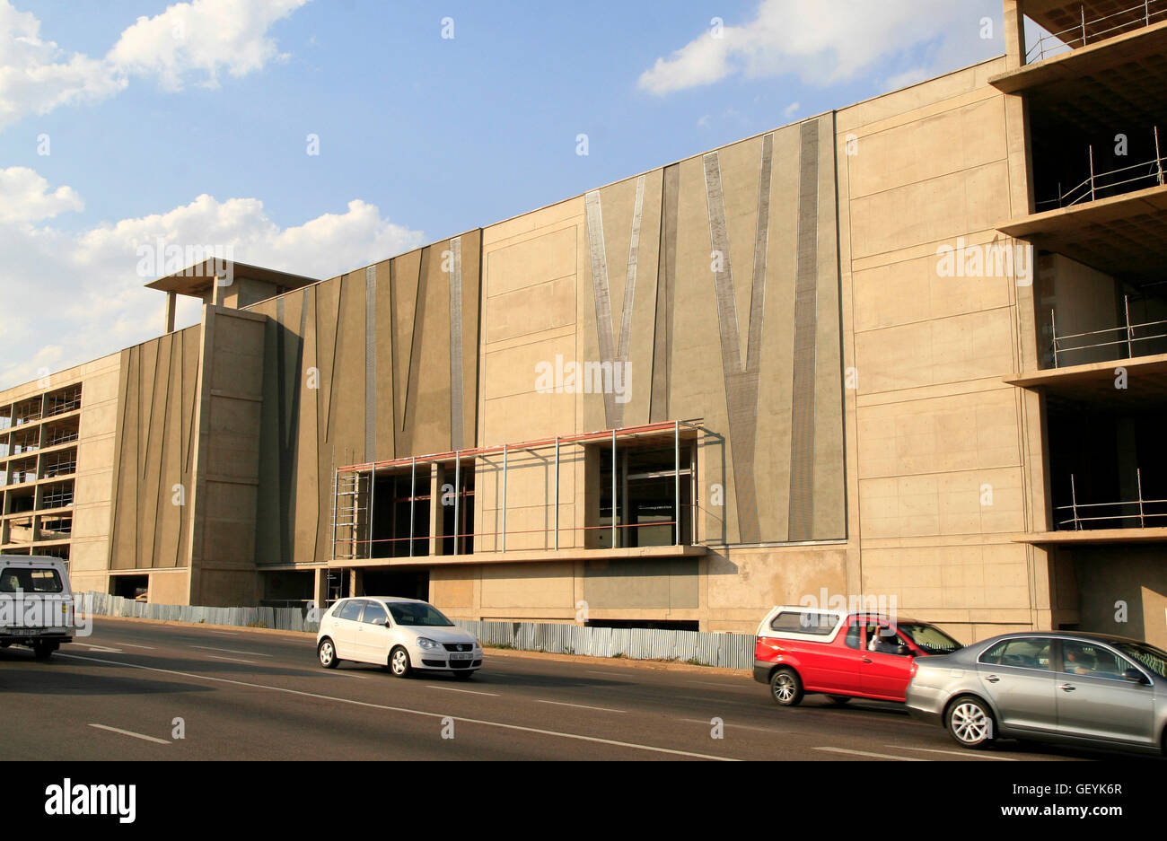 La Villa Mall, incomplète en raison d'une faillite, Moreleta Park, Pretoria Banque D'Images