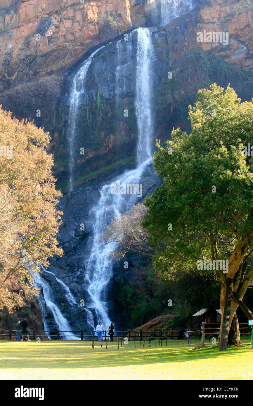 Witpoortjie Cascade, Walter Sisulu National Botanical Gardens, Pretoria, Johannesburg, Gauteng, Afrique du Sud, 11/06/2011 Banque D'Images