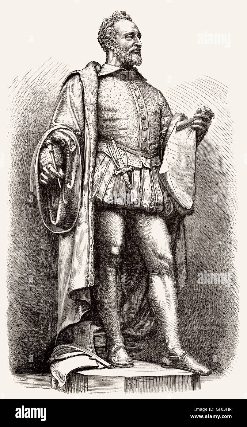 Pierre de Ronsard, 1524-1585, un poète français Photo Stock - Alamy