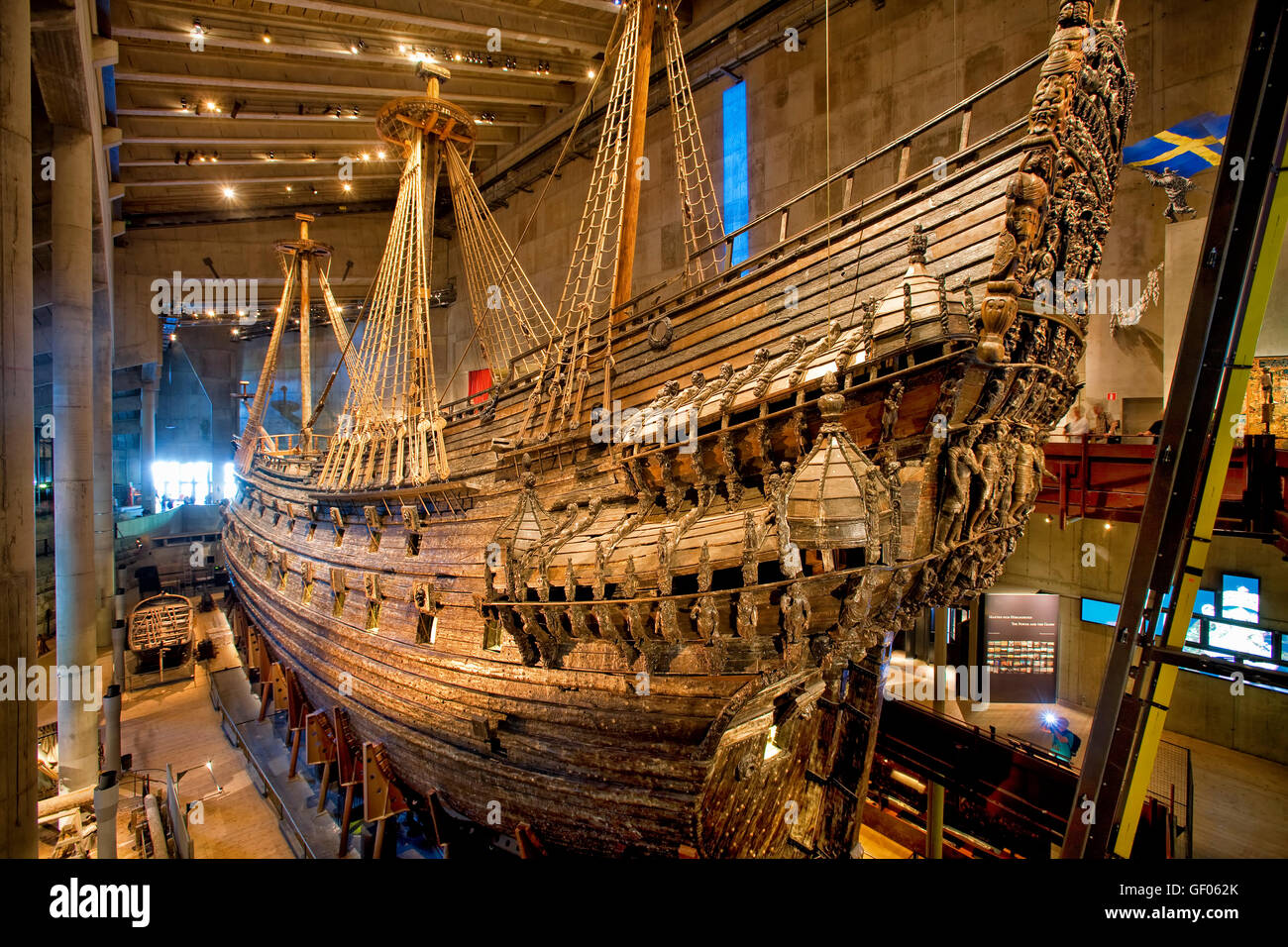 Le Musée Vasa Vasa en phare, Djurgarden, Stockholm Banque D'Images ...