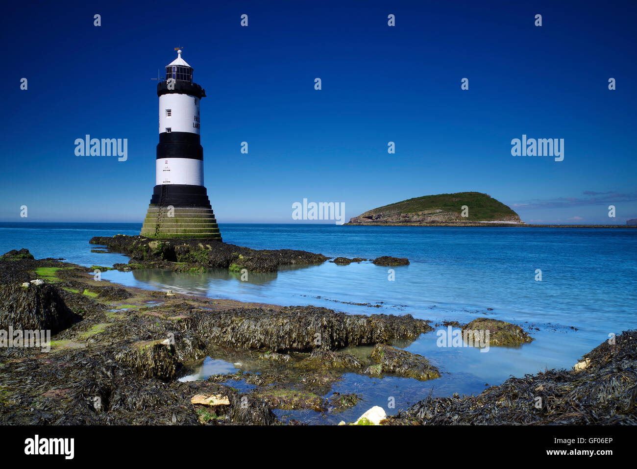 Phare de Penmon, Llanfaes, Anglesey, Banque D'Images