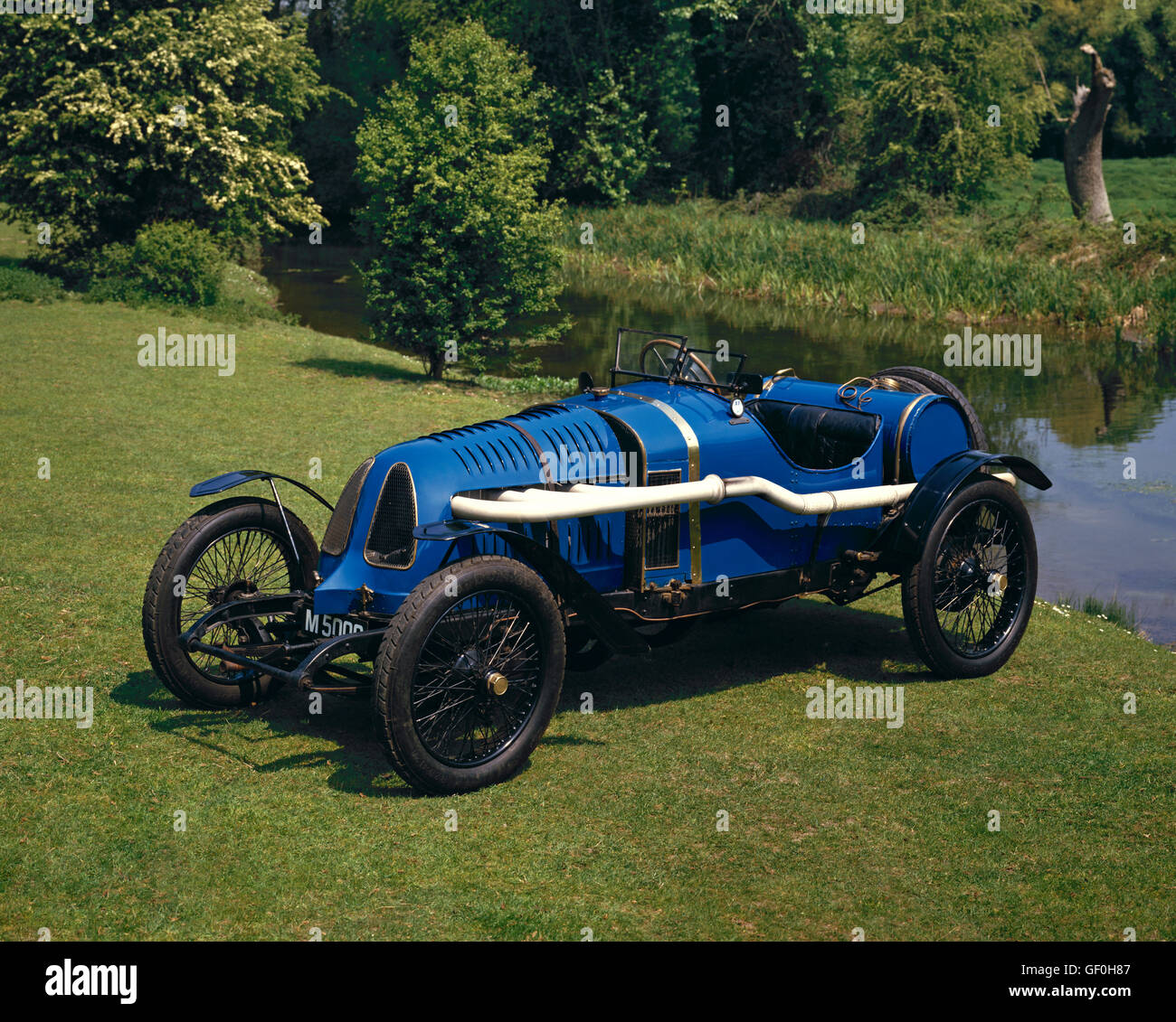 1913 Theophile Schneider Grand Prix 2 places 5.5 litres Voiture pays d'origine France Banque D'Images