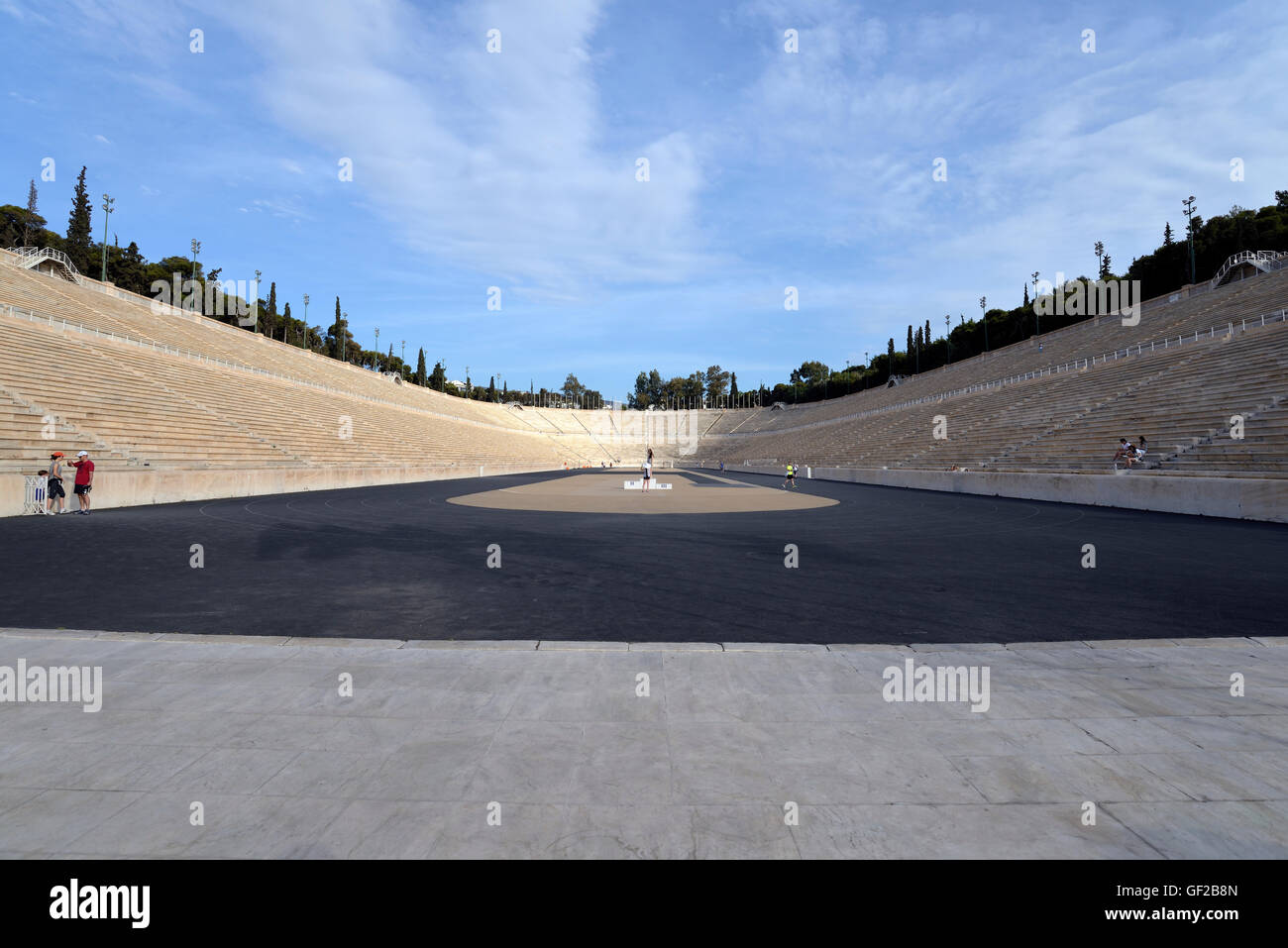 Stade Panathenean à Athènes, Grèce Banque D'Images