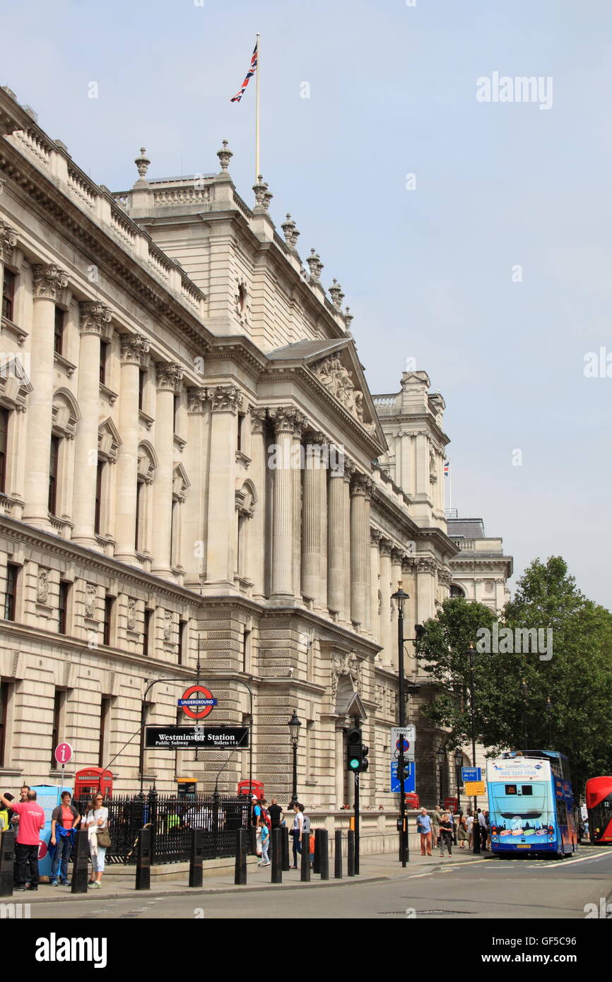 HM Revenue & Customs, Parliament Street, Londres, Angleterre, Grande-Bretagne, Royaume-Uni, UK, Europe Banque D'Images
