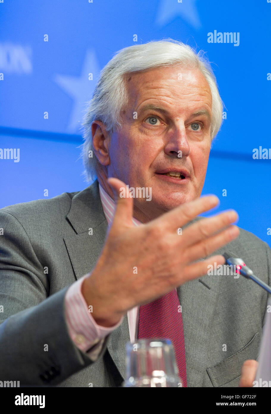 Négociateur de l'Union européenne Michel Barnier brexit Banque D'Images