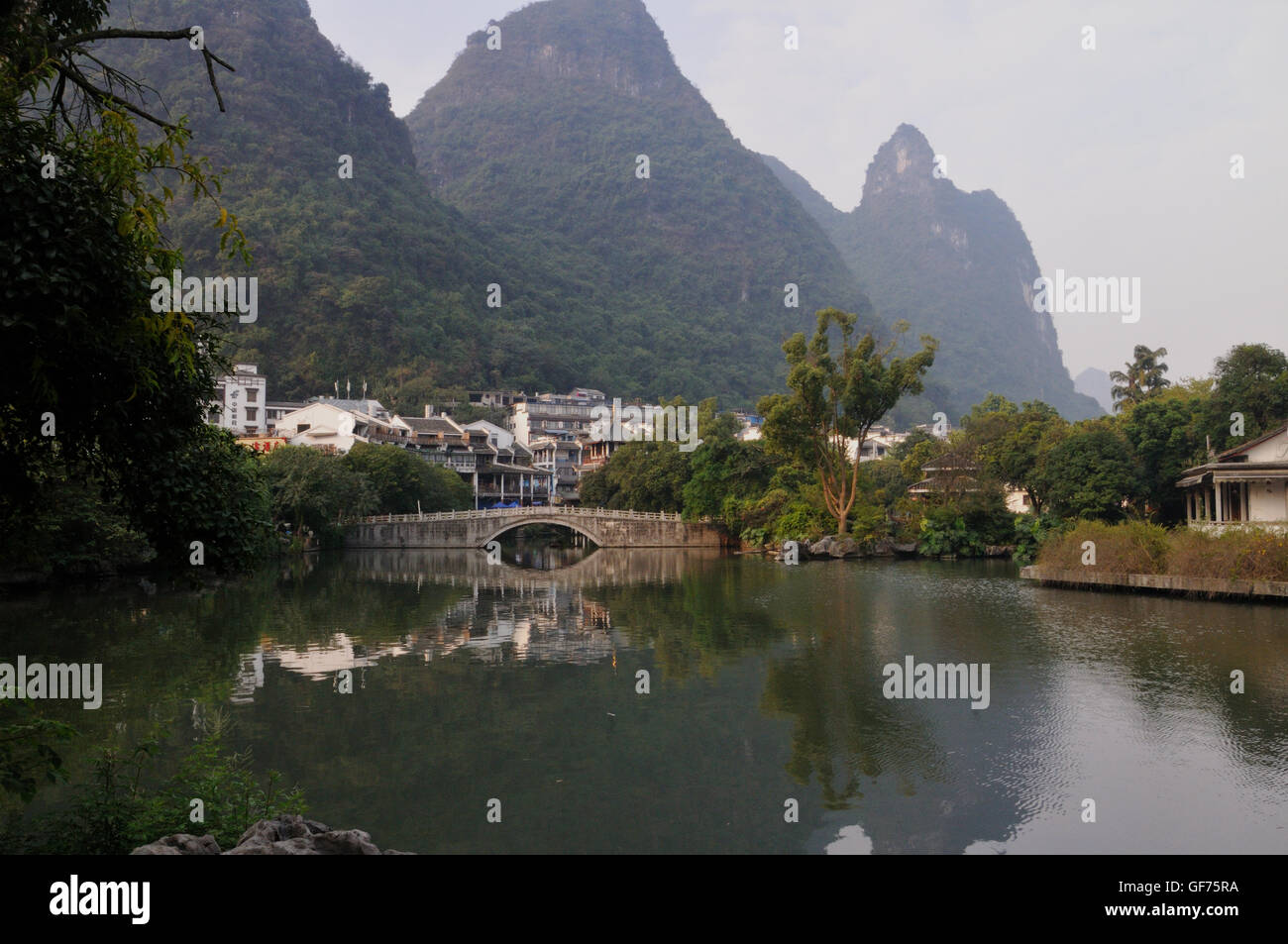 Yangshuo, Guangxi, Chine Banque D'Images