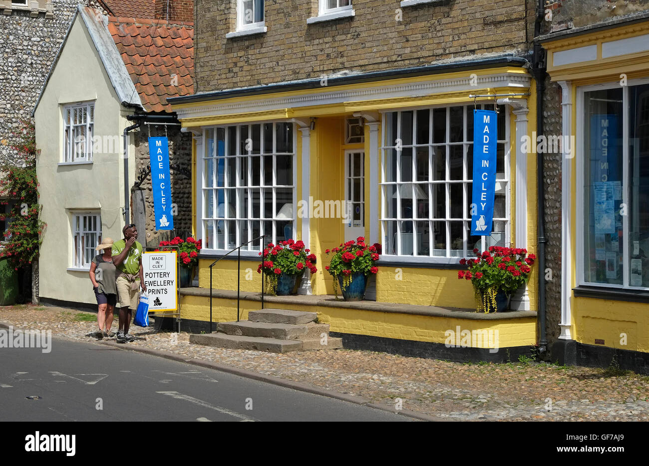 En fait, magasin de poterie le CLAJ North Norfolk, Angleterre Banque D'Images