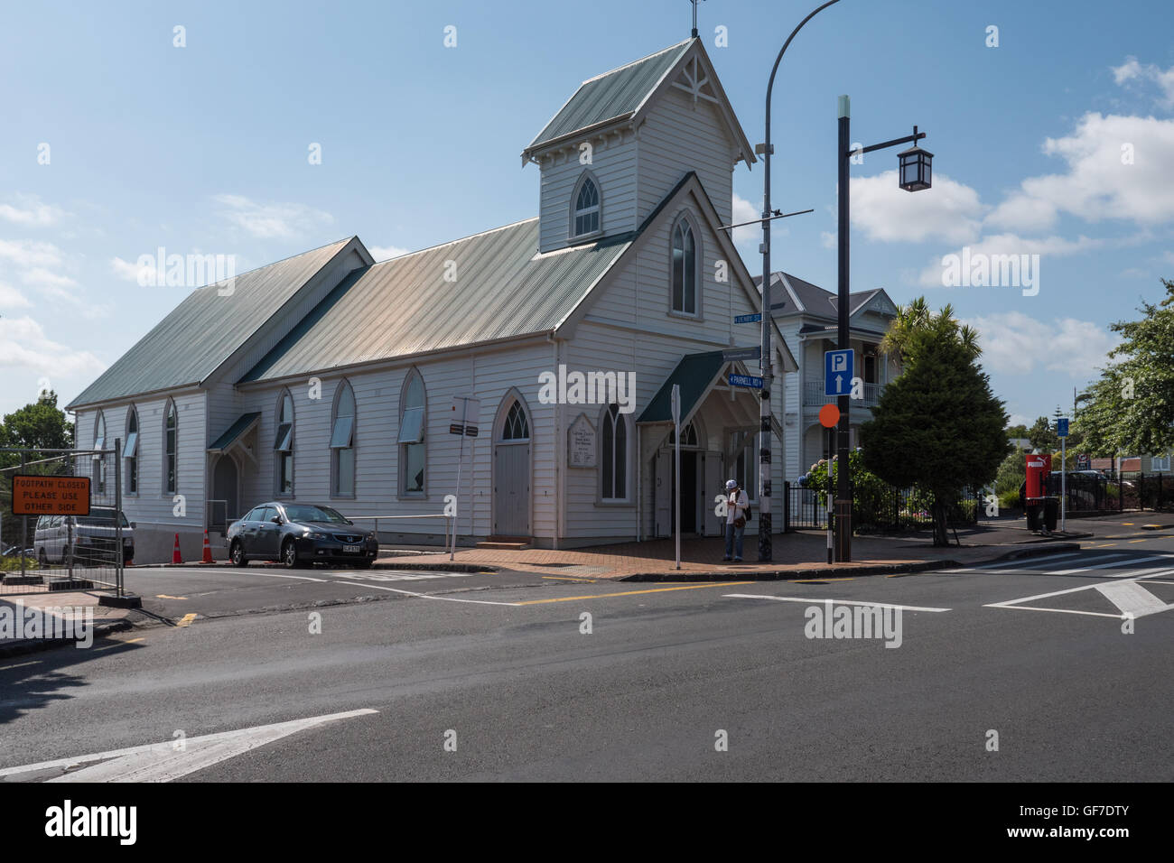 L'église de Jean le Baptiste, Parnell Road, Auckland, île du Nord, en Nouvelle-Zélande. Banque D'Images