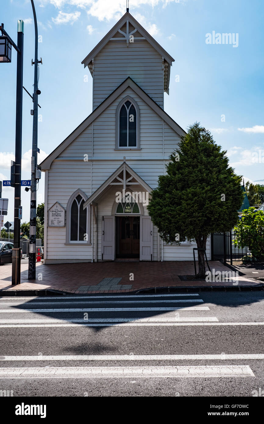 L'église de Jean le Baptiste, Parnell Road, Auckland, île du Nord, en Nouvelle-Zélande. Banque D'Images