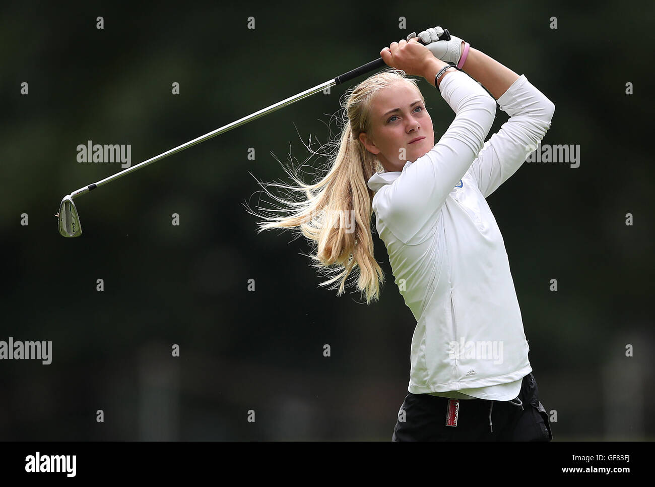 La Suède est Julia Engstrom au cours de la deuxième journée de la Ricoh  Women's British Open Golf Club à Woburn Photo Stock - Alamy