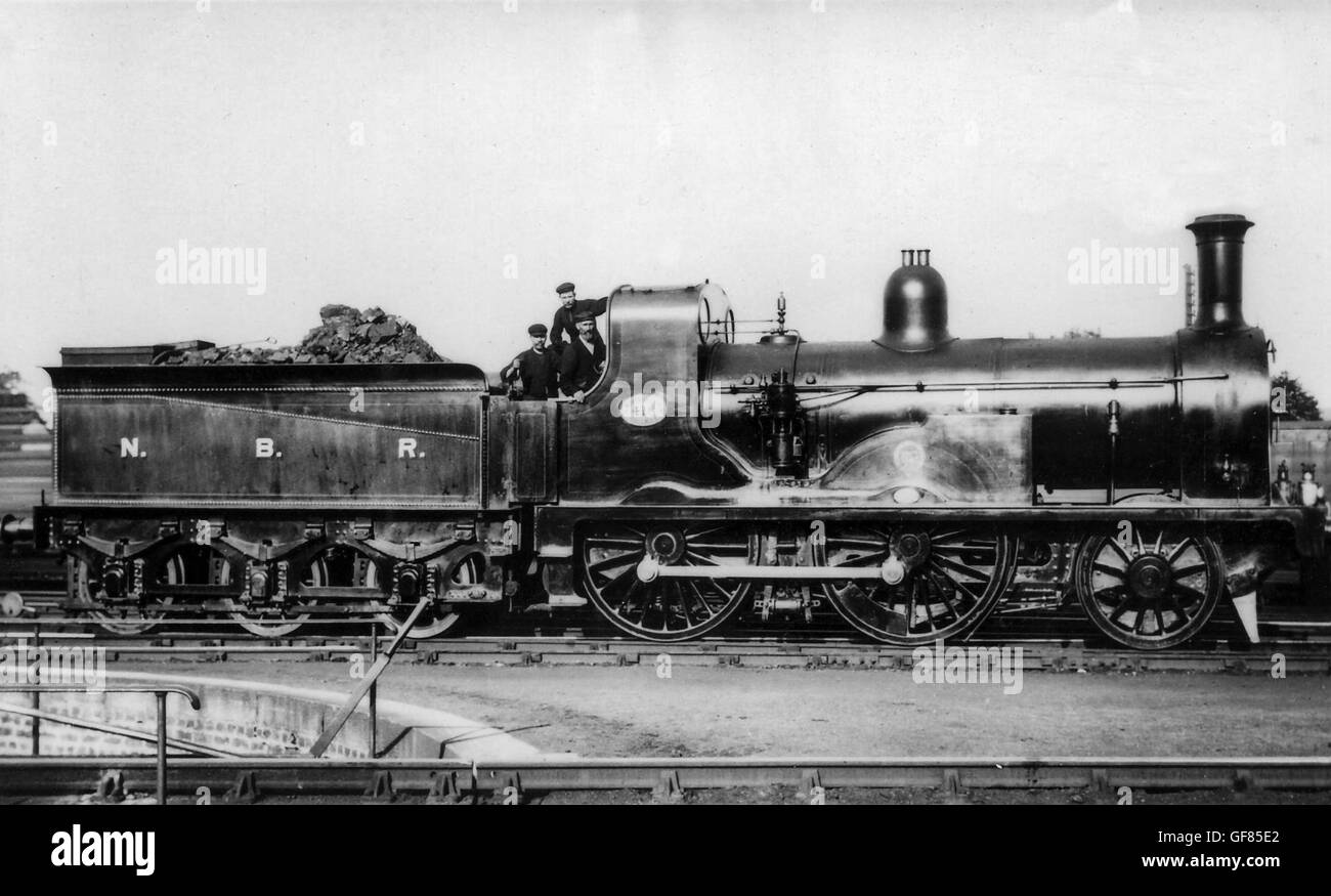 NBR 2-4-0 (LNER Classe E7) No418 Banque D'Images