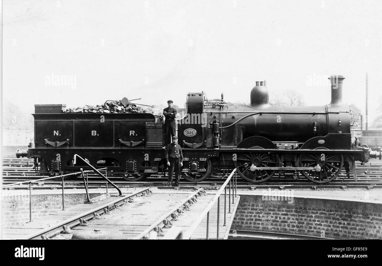 NBR 0-4-2 locomotive à vapeur no.326 Banque D'Images