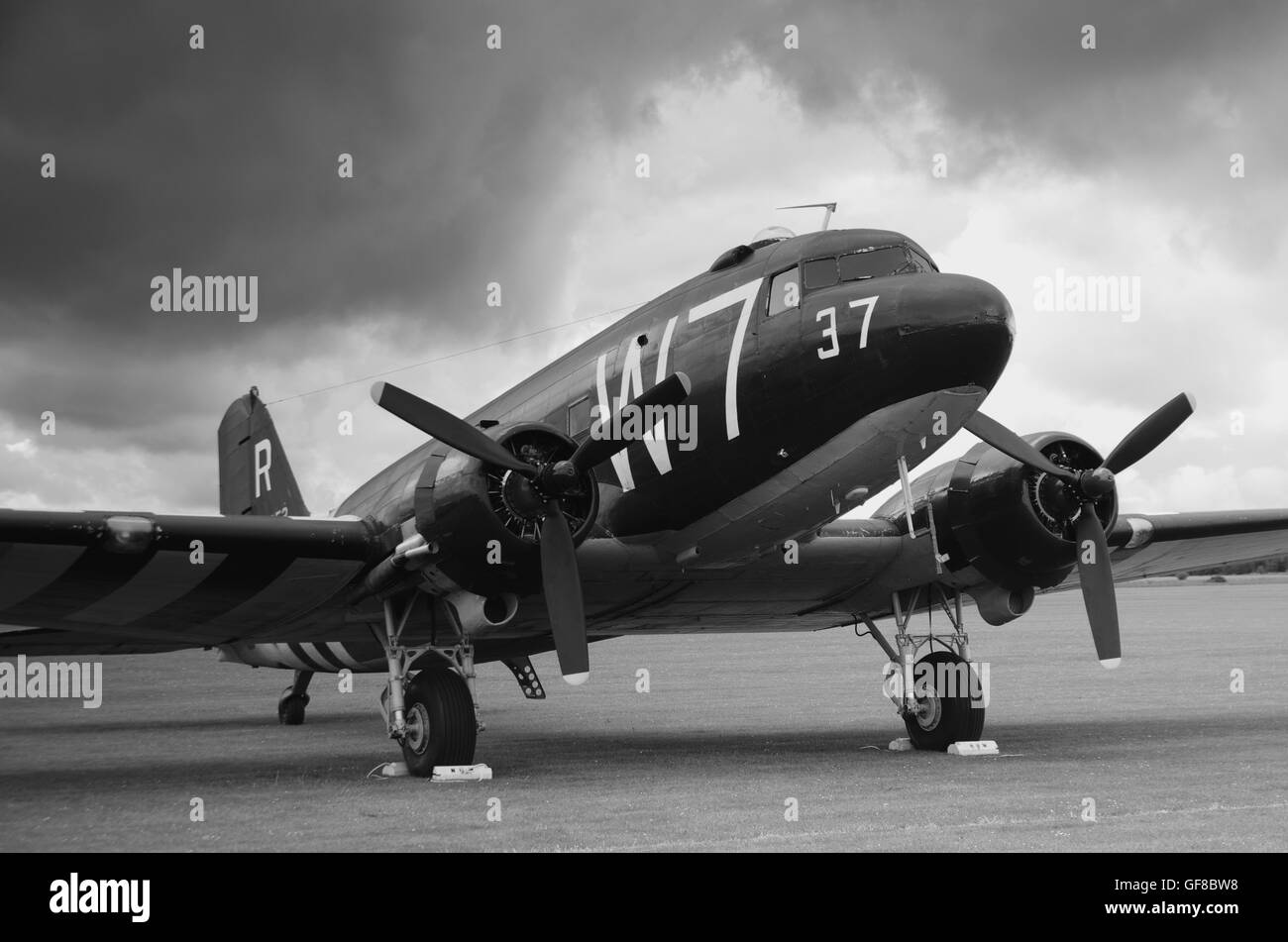 Douglas C-47 à Duxford Banque D'Images